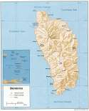 Karte Dominica Map