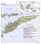 Karte Ost Timor Map East Timor