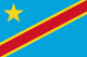 Flagge Dem. Rep. Kongo (Kinshasa)