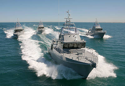 Marineforum - Fototermin für Austal-Boote (Foto: Austal)
