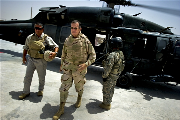 Afghanistan — Mullen Attends Kandahar Meeting, Visits Local Police