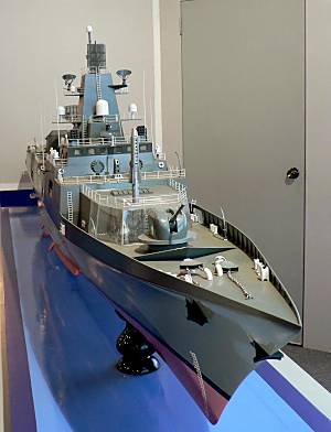 Marineforum - Modell der KOLKATA (Foto: hans Karr)