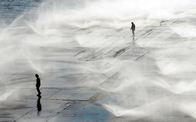 Marineforum - Sprinklereinsatz auf der RONALD REAGAN (Foto: US Navy)