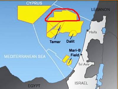 Marineforum - Israelische Ansprüche (Karte: nn / Internet)